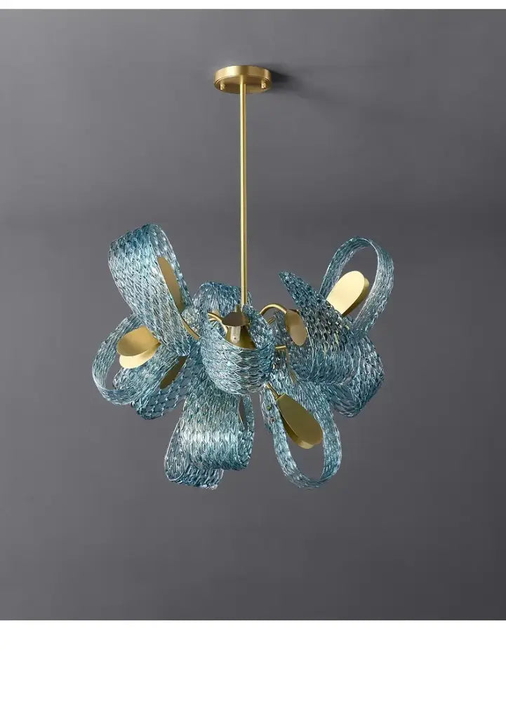 DecorBites™ Blue Glass LED Pendant Lamps - Modern Designer Lighting