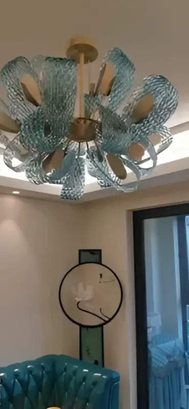 DecorBites™ Blue Glass LED Pendant Lamps - Modern Designer Lighting