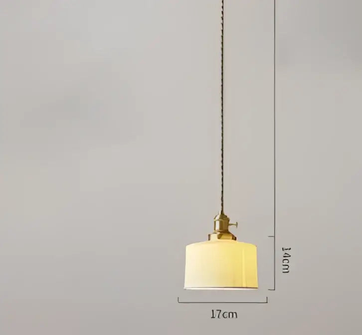 Decorbites blue glass pendant light with black lace for bedroom