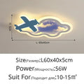 Decorbites blue sky airplane chandelier kids bedroom dimmable light
