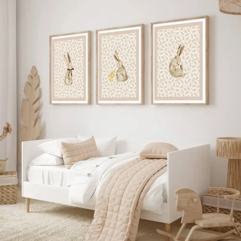 DecorBites™ Bohemian Forest Animal Wall Art Set