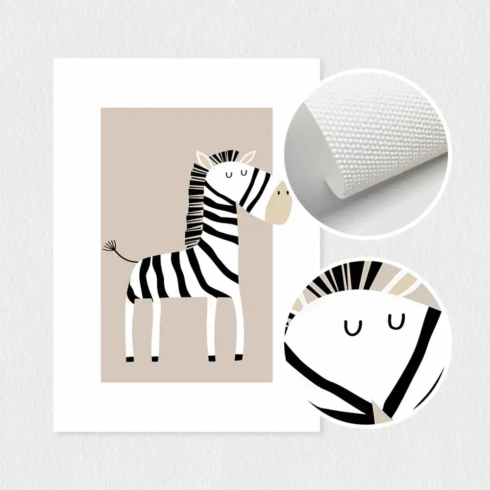 DecorBites™ Bohemian Jungle Animal Toddler Canvas Set