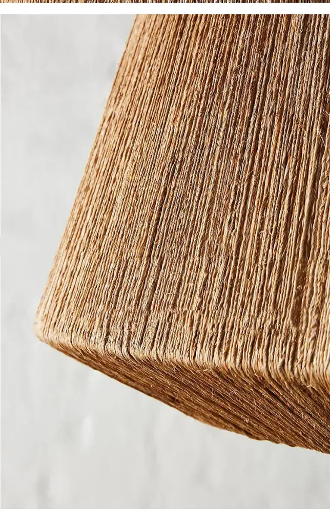 Decorbites bohemian rattan chandelier tiered bamboo dining room light