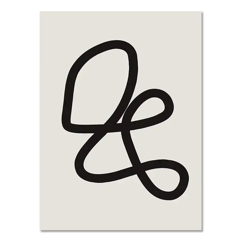 DecorBites™ Boho Geometric Line Canvas Wall Art