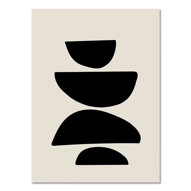 DecorBites™ Boho Geometric Line Canvas Wall Art