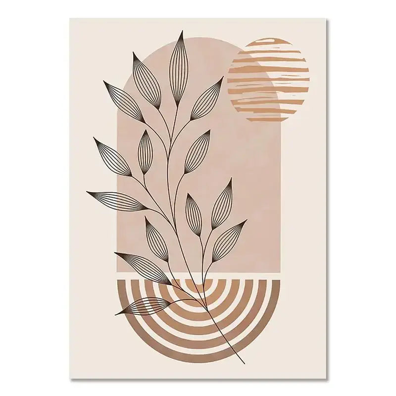 DecorBites™ Boho Light Canvas Wall Art - Nordic Minimalist