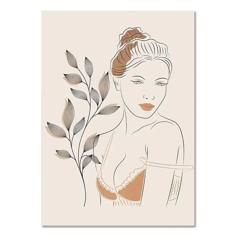 DecorBites™ Boho Light Canvas Wall Art - Nordic Minimalist