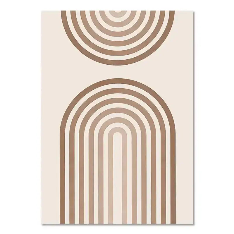 DecorBites™ Boho Light Canvas Wall Art - Nordic Minimalist