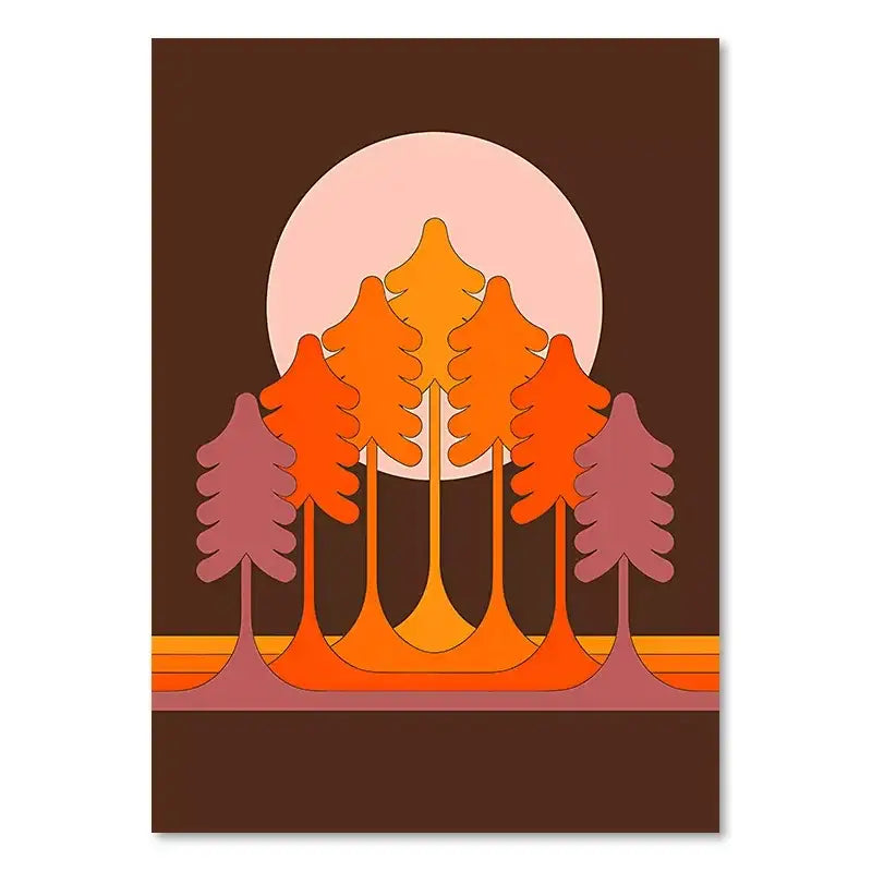 DecorBites™ Boho Sunset Art Prints - Wall Decor