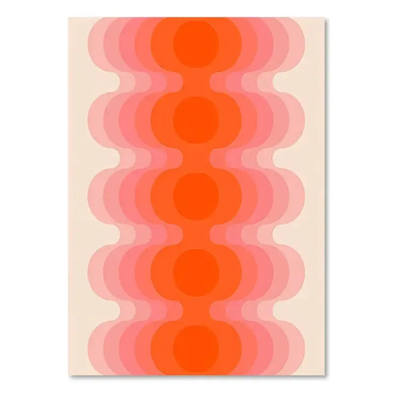 DecorBites™ Boho Sunset Stripes Art Prints - Wall Decor