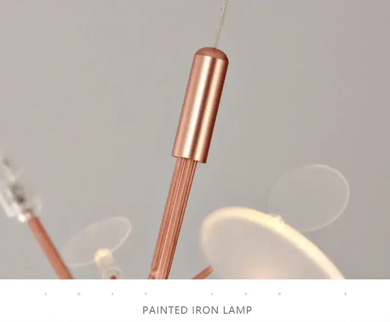 DecorBites™ Branch Design Nordic Chandelier - Rose Gold/Black