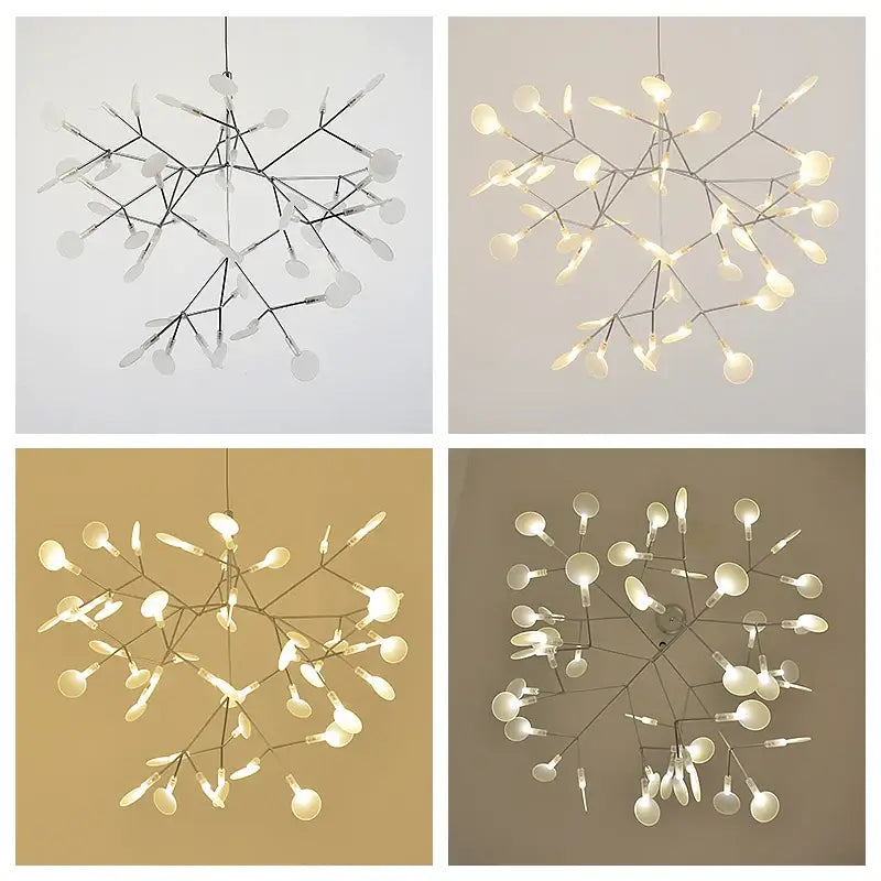 DecorBites™ Branch Design Nordic Chandelier - Rose Gold/Black