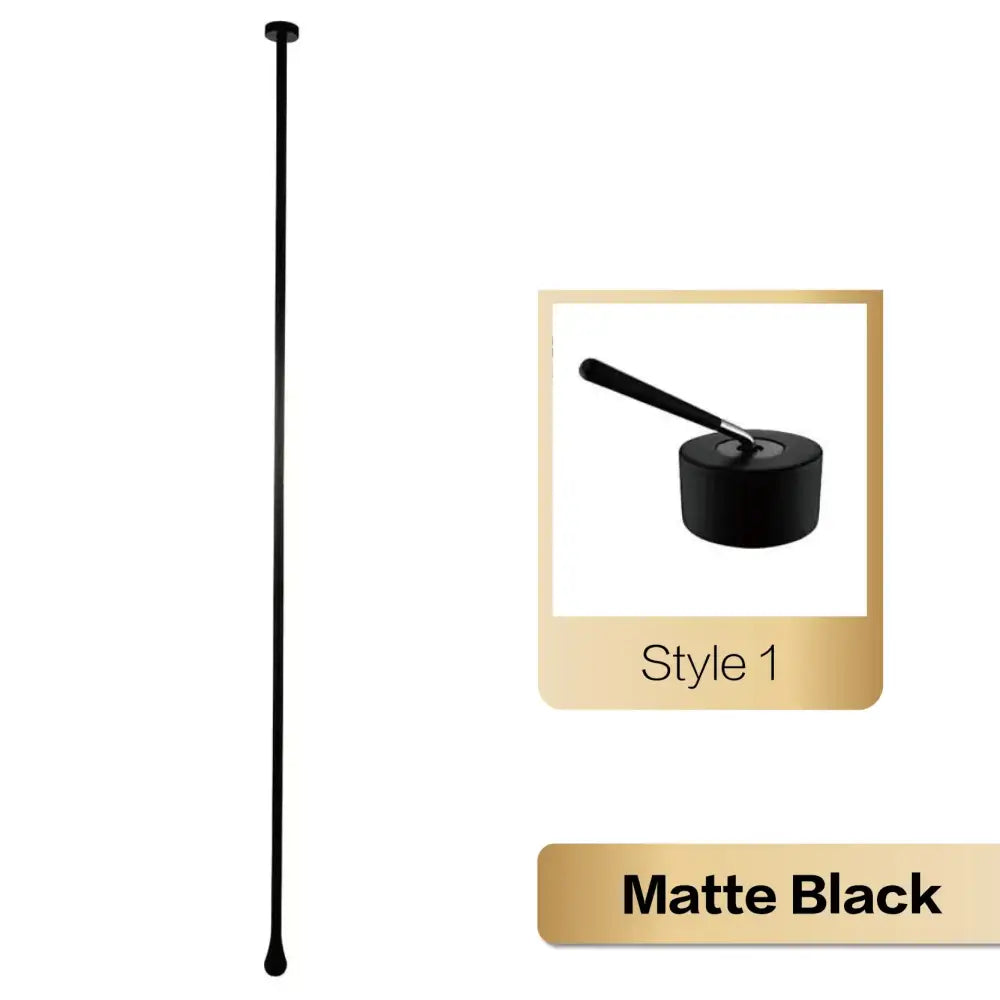 Robinet de salle de bain de luxe noir en laiton DecorBites™ - Monocommande