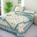 DecorBites™ Breathable Cotton Summer Bedding Set - 4 Pieces