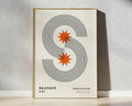DecorBites™ Bright Geometric Canvas Prints for Home Decor