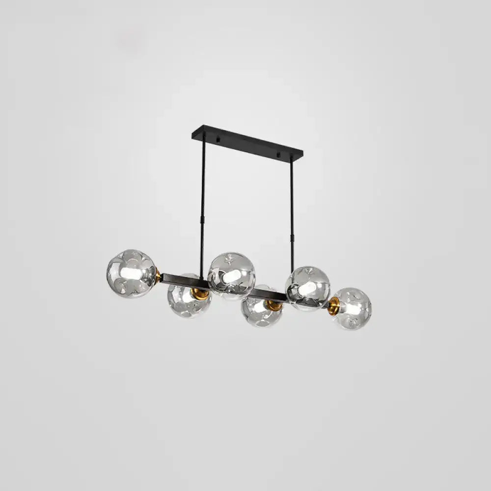 DecorBites™ Bubbles Glass Pendant Light: Stylish Island Hanging Fixture for Postmodern Dining