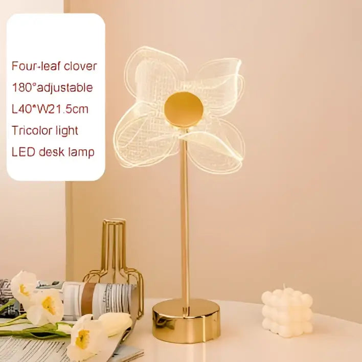 Decorbites butterfly gold acrylic led desk lamp for living room