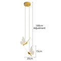 Decorbites butterfly led pendant light for living room and bedroom