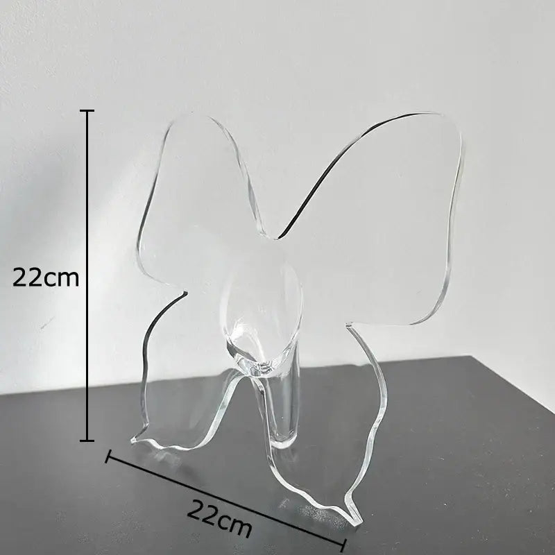 DecorBites™ Butterfly Theme Vase for Aesthetic Room Decor