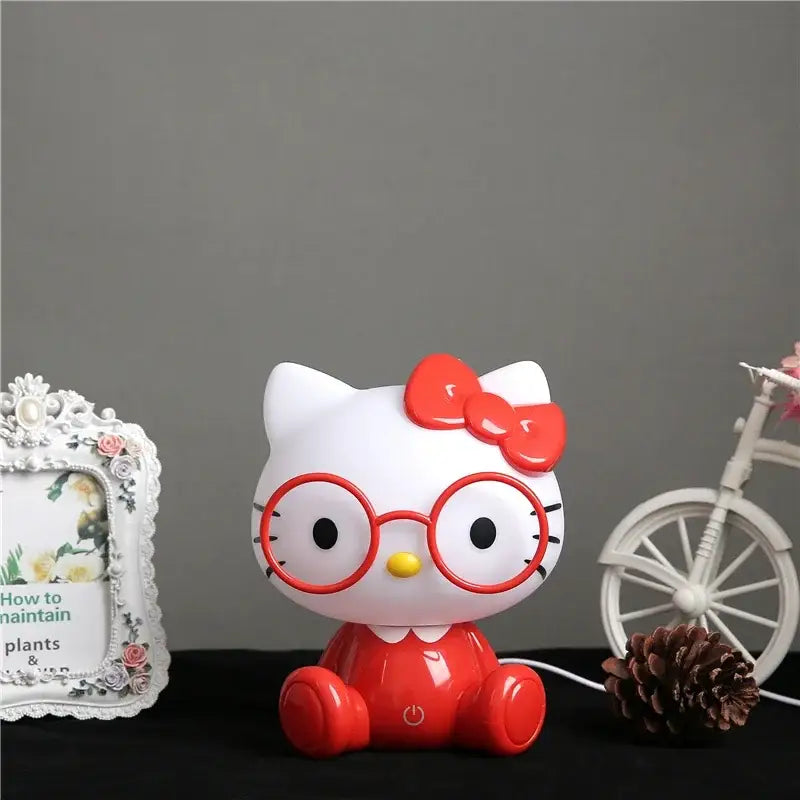 Decorbites cartoon animal led night light red & pink bedroom lamp