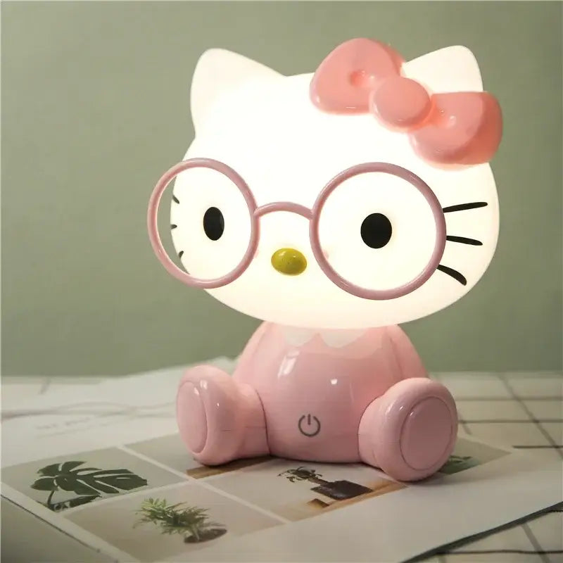 Decorbites cartoon animal led night light red & pink bedroom lamp