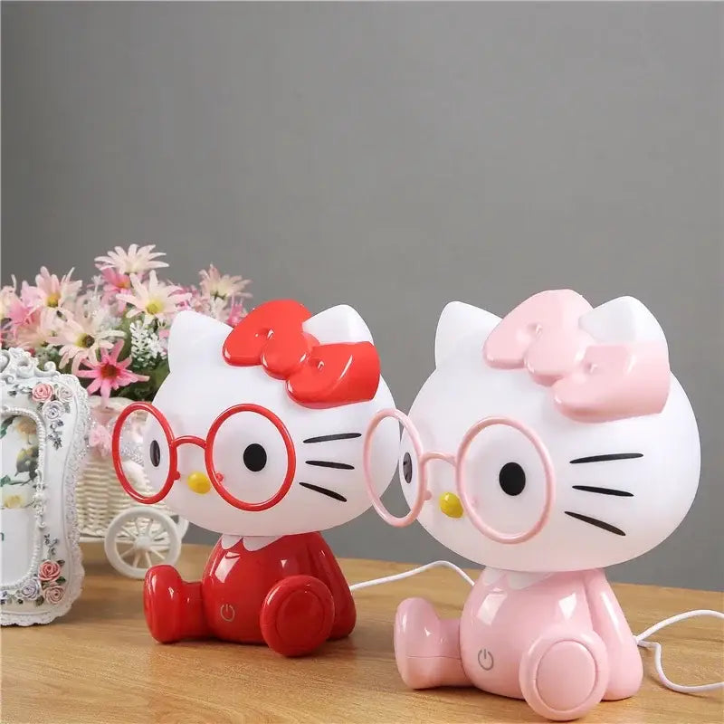 Decorbites cartoon animal led night light red & pink bedroom lamp