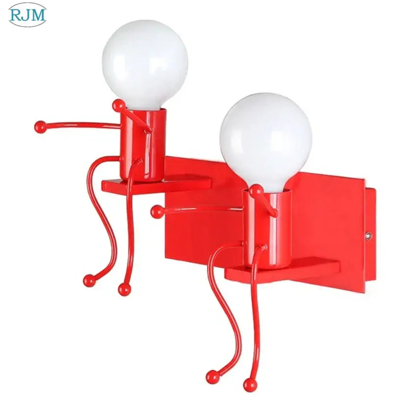 Decorbites cartoon children iron wall lamps for bedroom decor