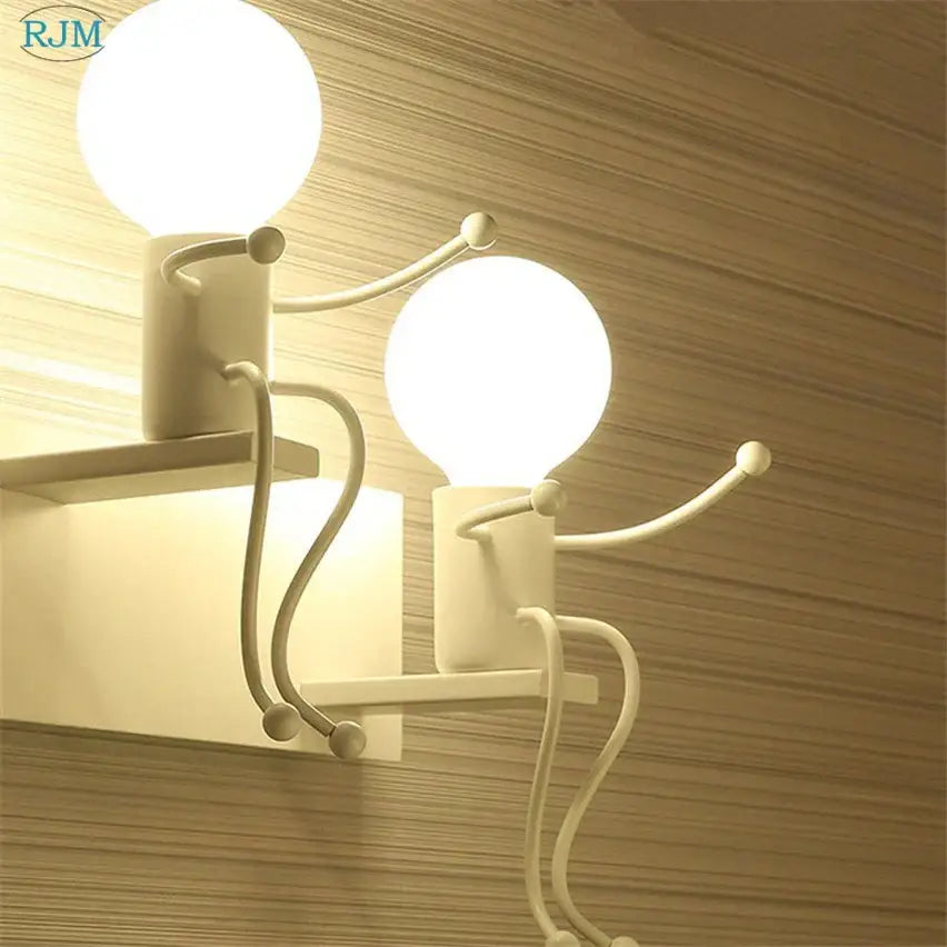 Decorbites cartoon children iron wall lamps for bedroom decor