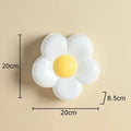 Decorbites cartoon flower vase pink & yellow bedroom wall decor