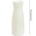 DecorBites™ Ceramic-Look Plastic Flower Pots for Home and Garden