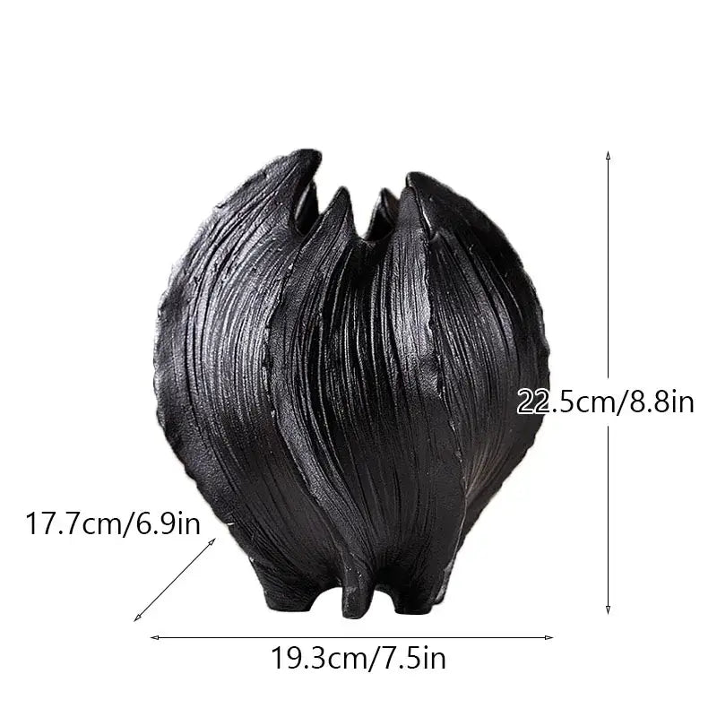 DecorBites™ Ceramic Sea Vase with Nordic Modern Decor