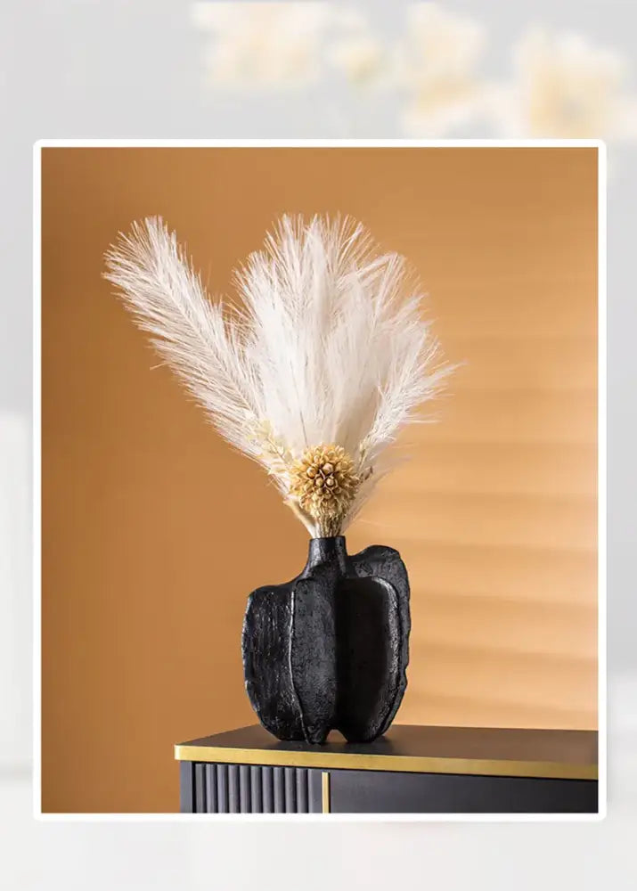 DecorBites™ Ceramic Sea Vase with Nordic Modern Decor