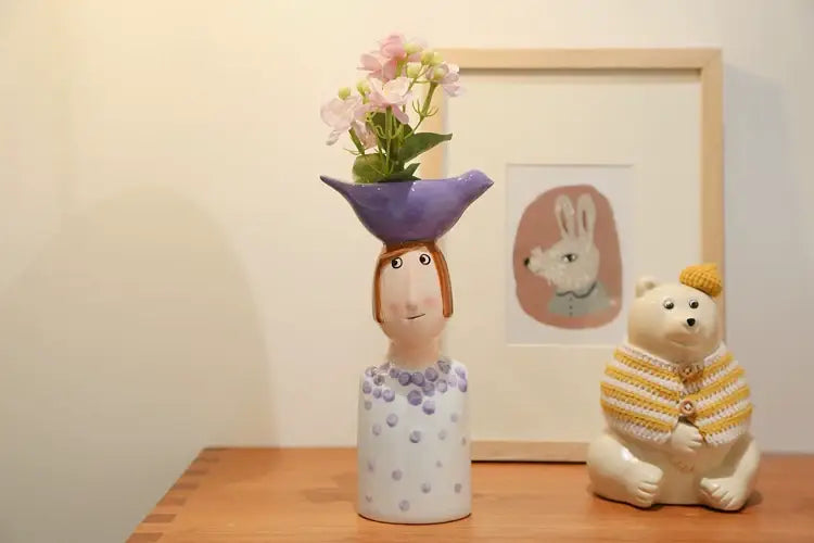 DecorBites™ Ceramic Vase Set for Beautiful Home Decor
