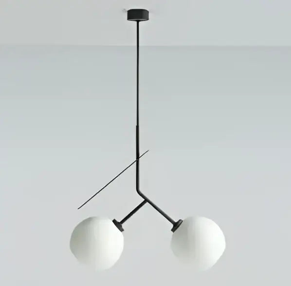 DecorBites™ Cherry Glass Pendant Lights: Nordic Red/White Lamp for Home Decor & Lighting