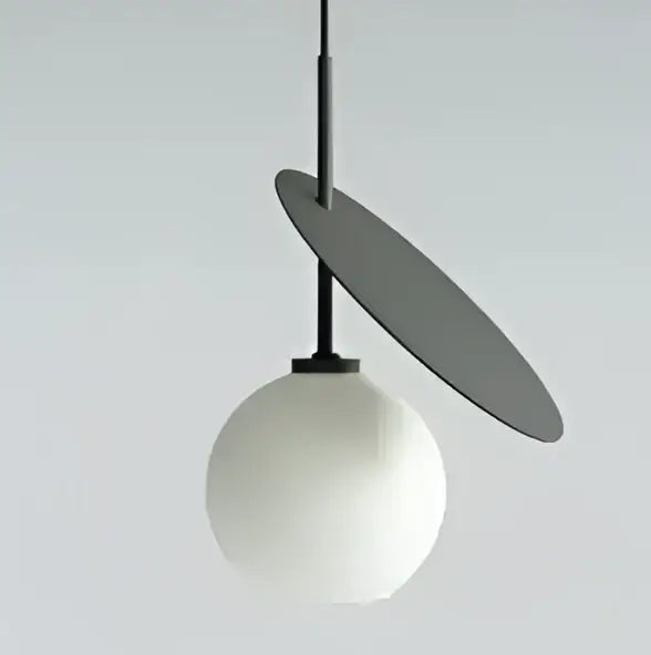 DecorBites™ Cherry Glass Pendant Lights: Nordic Red/White Lamp for Home Decor & Lighting