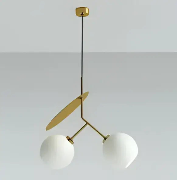 DecorBites™ Cherry Glass Pendant Lights: Nordic Red/White Lamp for Home Decor & Lighting