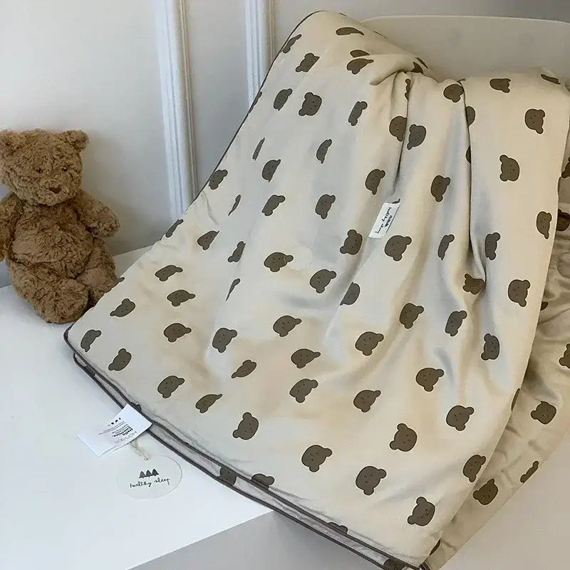 DecorBites™ Cherry Lyocell Fiber Cooling Blanket for Child Adults