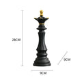 DecorBites™ Chess Pieces Figurines: The Queen's Gambit Decor for Home & Office