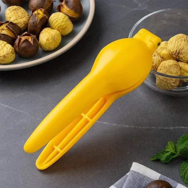 DecorBites™ Chestnut Clip Nutcracker Opener Walnut Cracker Sheller Pliers Cutter Sheath