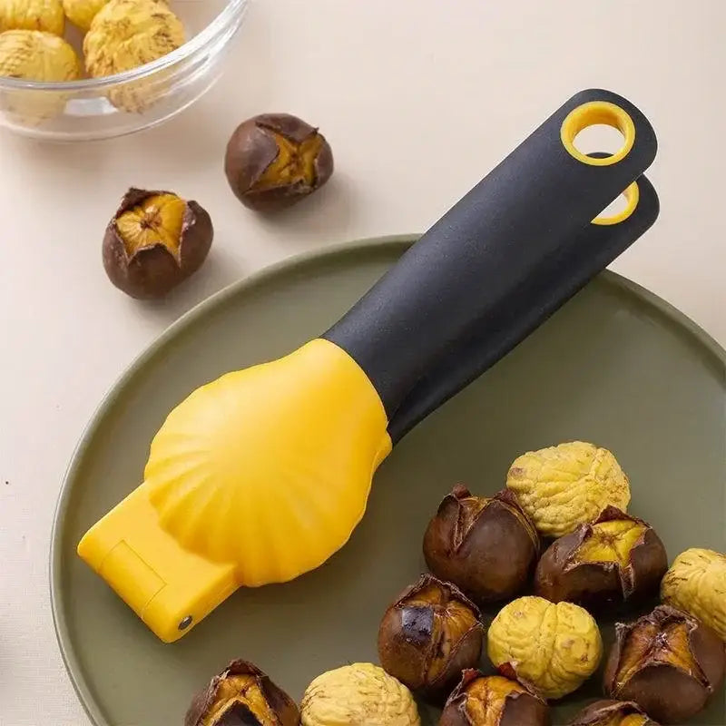 DecorBites™ Chestnut Machine & Nut Cracker Set, Walnut Pliers Opener Sheath Cutter Home Tool