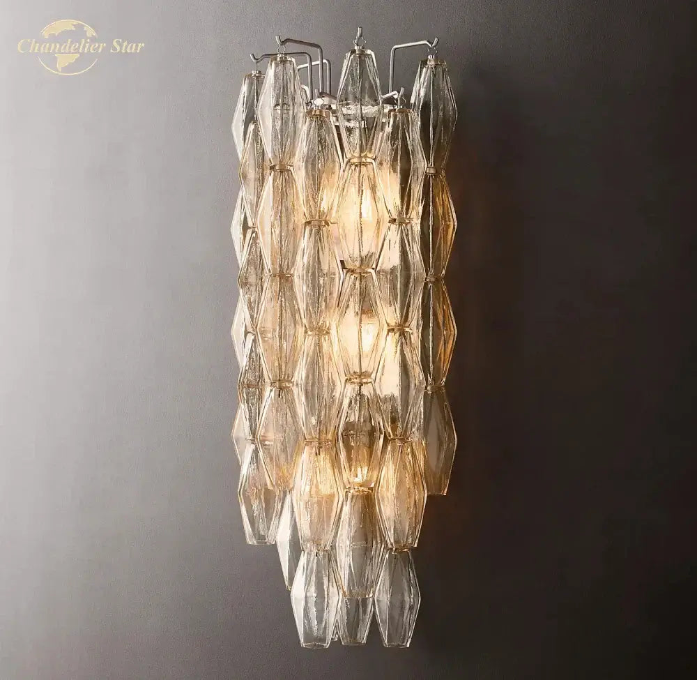 وحدة إضاءة جدارية LED زجاجية Chiara من DecorBites™