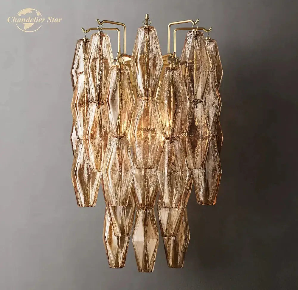 وحدة إضاءة جدارية LED زجاجية Chiara من DecorBites™