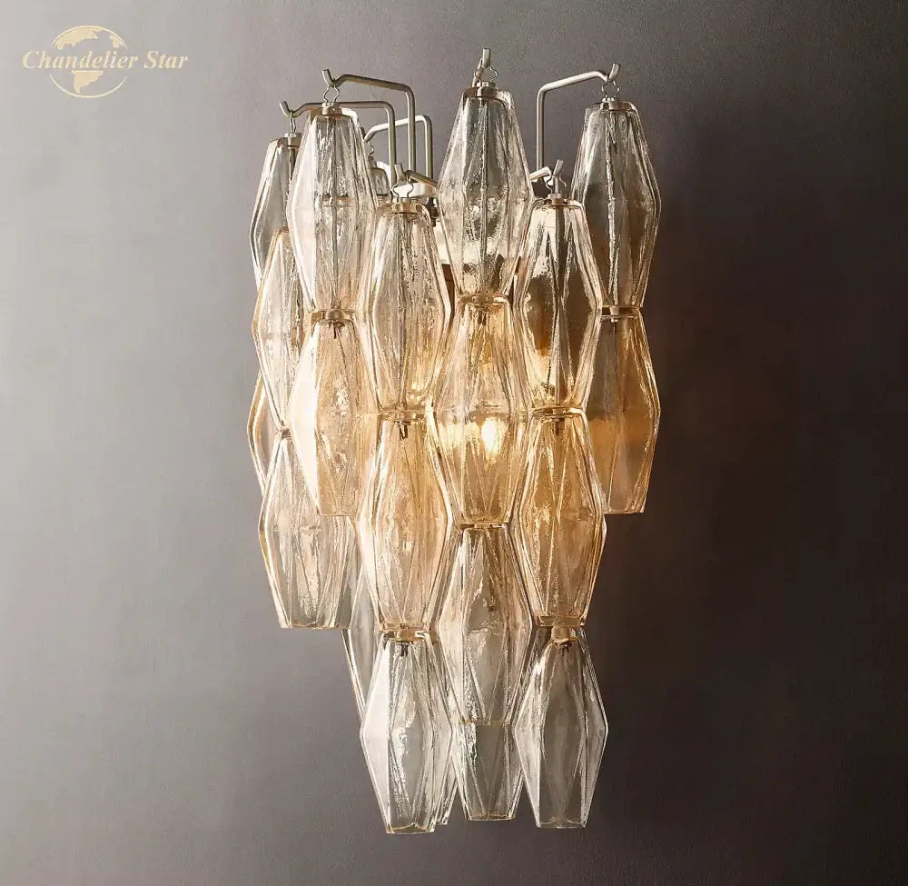 وحدة إضاءة جدارية LED زجاجية Chiara من DecorBites™