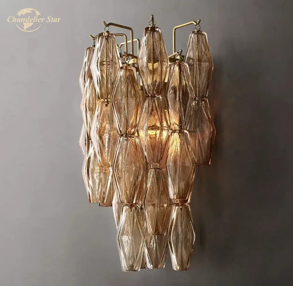 وحدة إضاءة جدارية LED زجاجية Chiara من DecorBites™