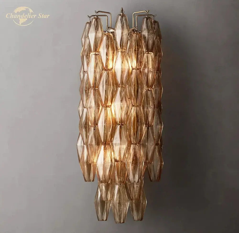 وحدة إضاءة جدارية LED زجاجية Chiara من DecorBites™