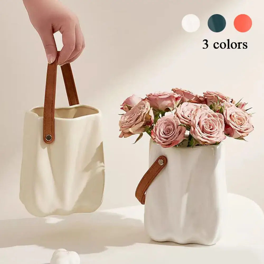 DecorBites™ Chic Ceramic Vase for Home Decoration