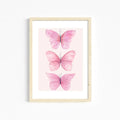 DecorBites™ Chic Pink Wall Art for Girls' Room