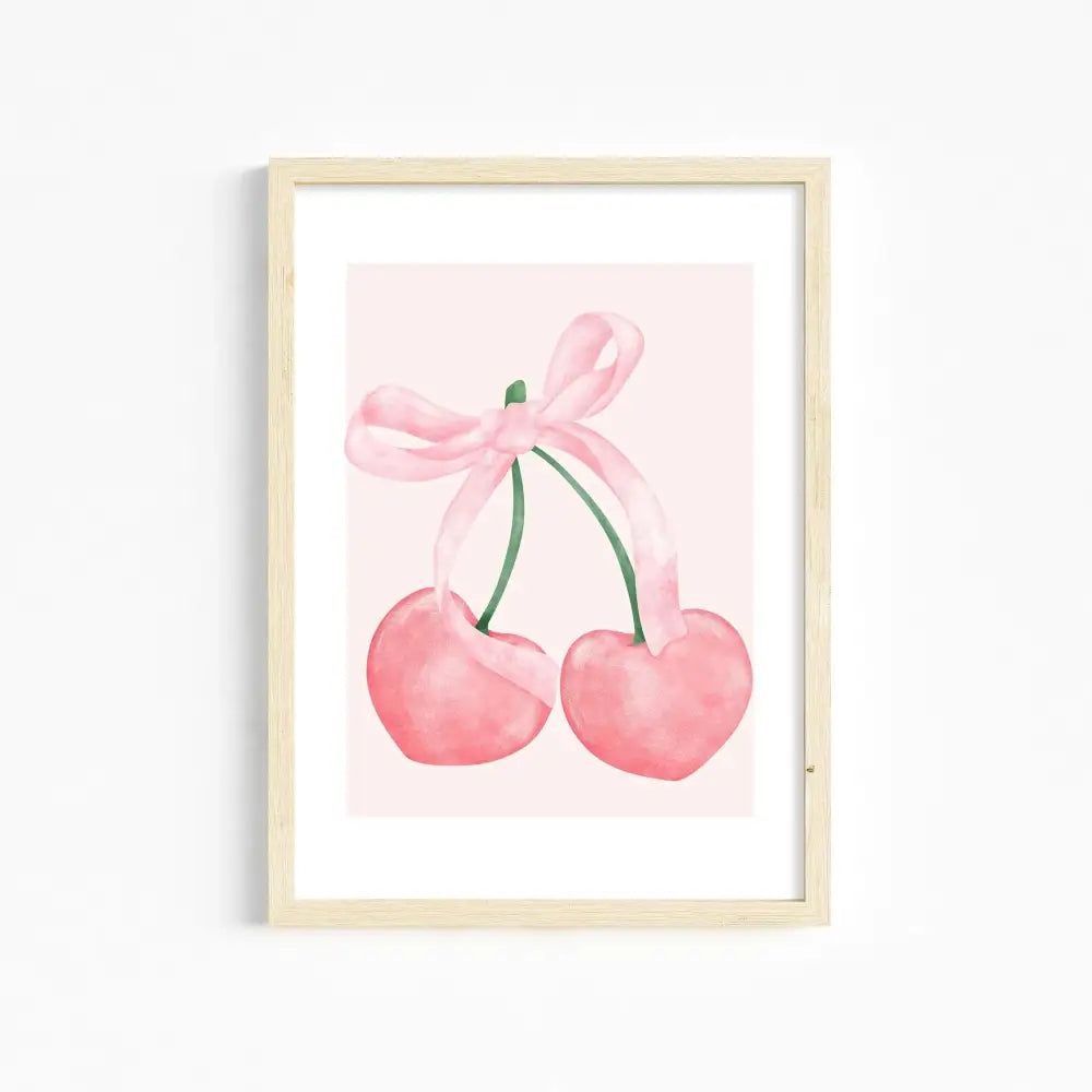 DecorBites™ Chic Pink Wall Art for Girls' Room