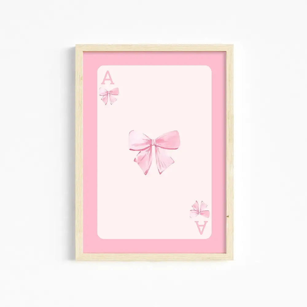 DecorBites™ Chic Pink Wall Art for Girls' Room