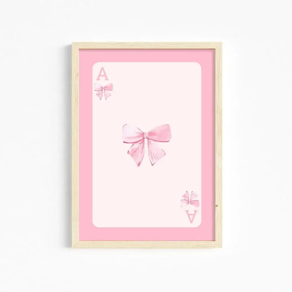 DecorBites™ Chic Pink Wall Art for Girls' Room